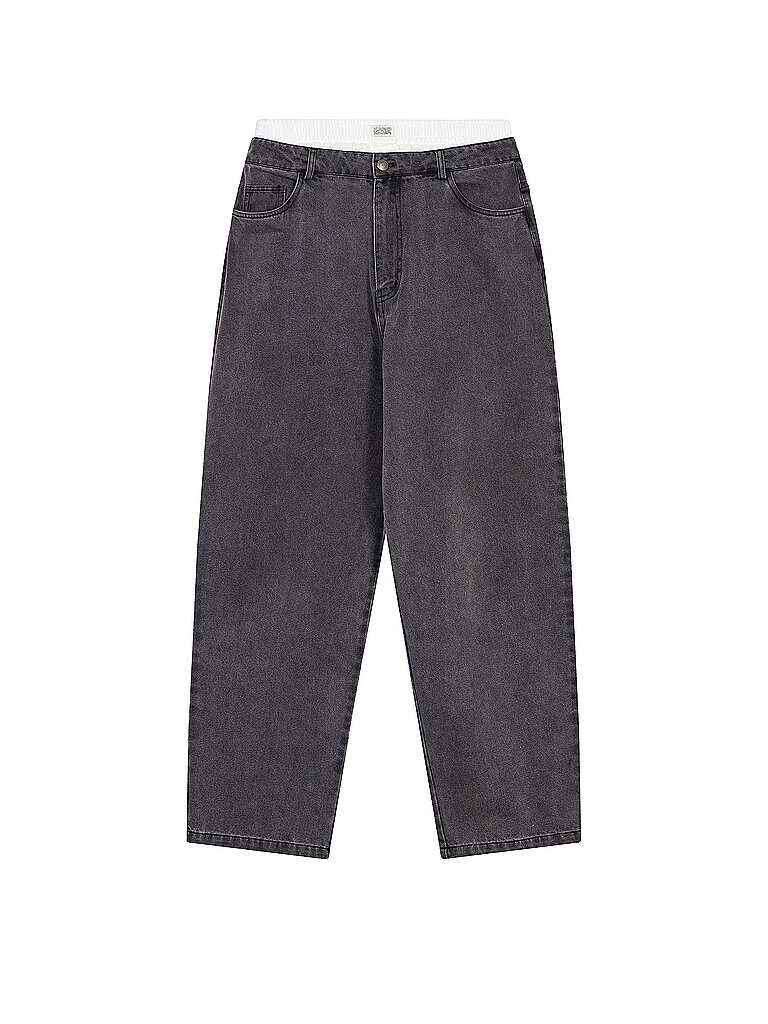 Jeans Wide Leg grau M damen