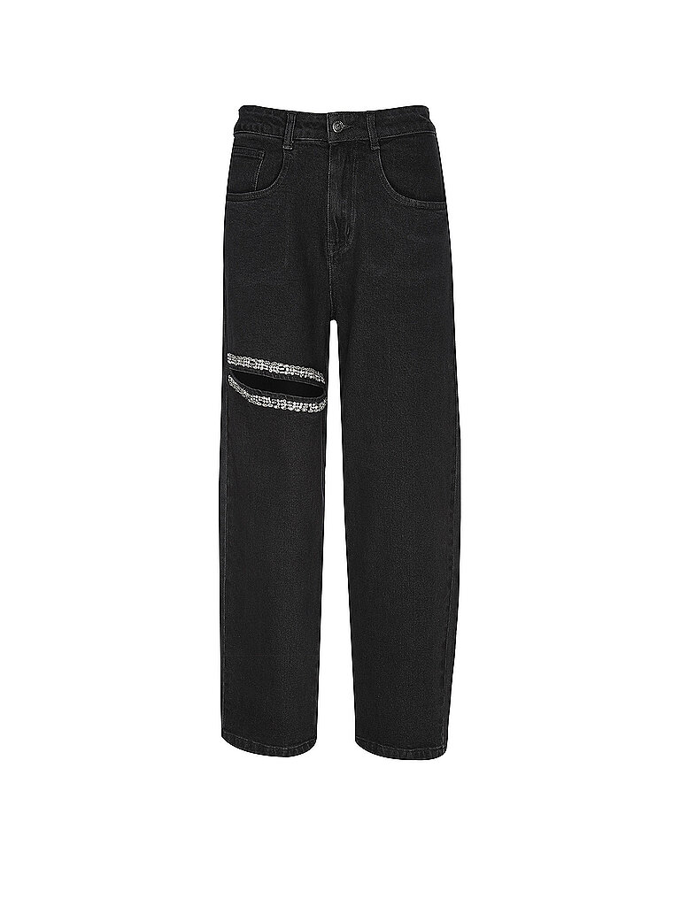 KARO KAUER Jeans Balloon Fit PETITE DIAMOND schwarz | L