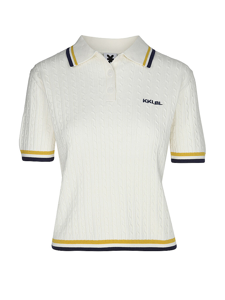 Poloshirt creme M damen
