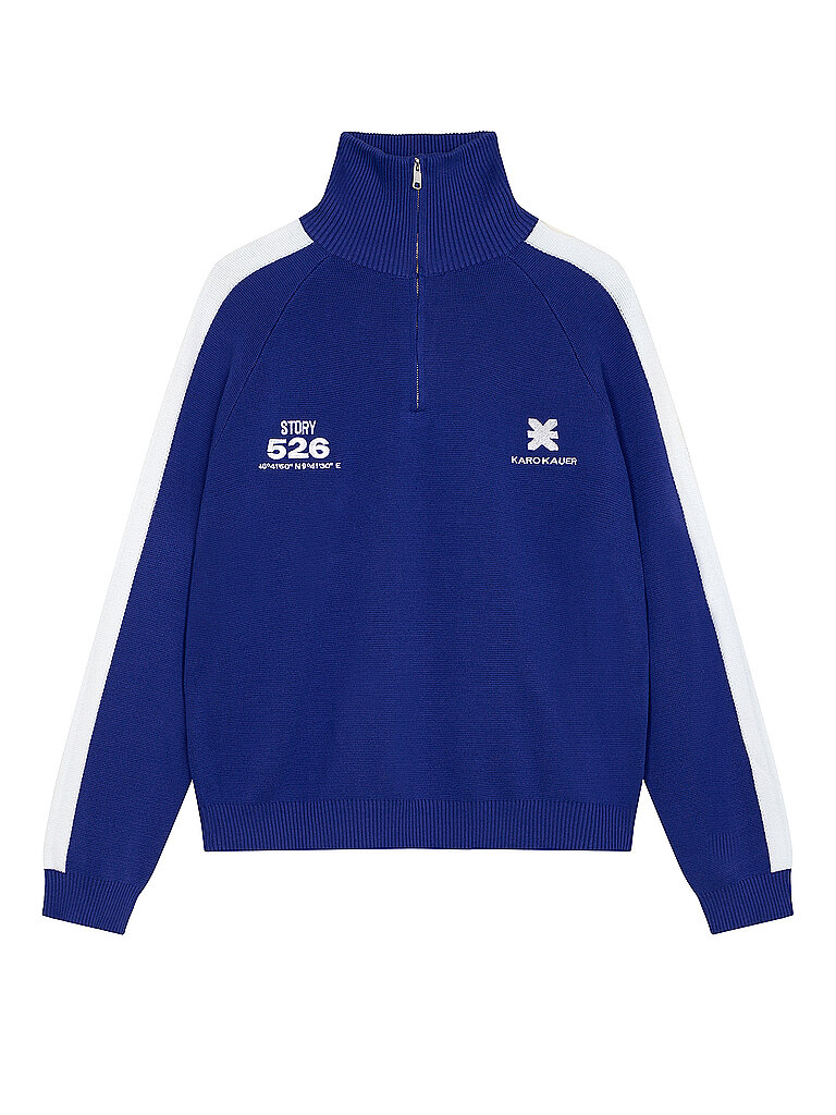KARO KAUER Troyer Pullover  blau | L