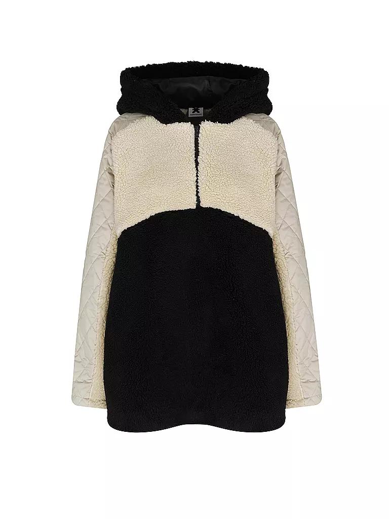 KARO KAUER | Jacke in Felloptik  | schwarz