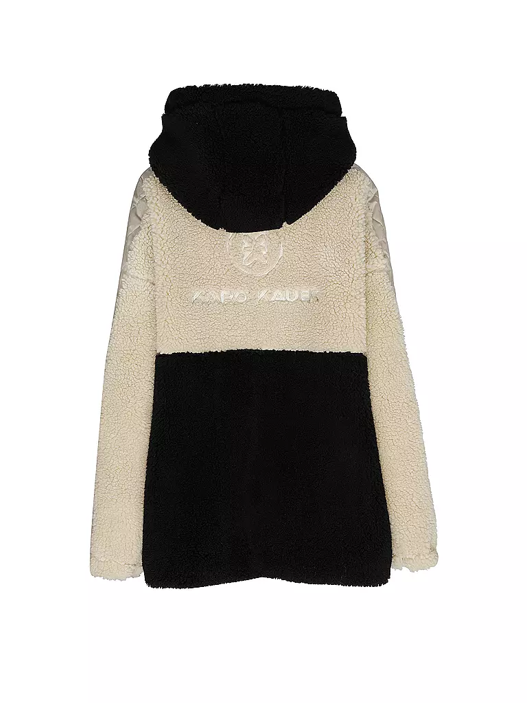KARO KAUER | Jacke in Felloptik  | schwarz