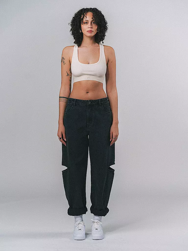 KARO KAUER | Jeans Balloon Fit  | schwarz