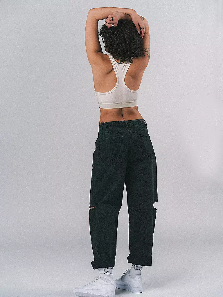 KARO KAUER | Jeans Balloon Fit  | schwarz