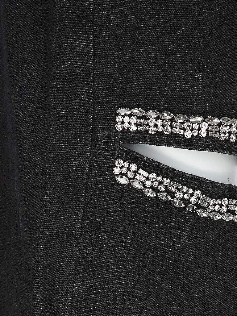 KARO KAUER | Jeans Balloon Fit PETITE DIAMOND | Schwarz