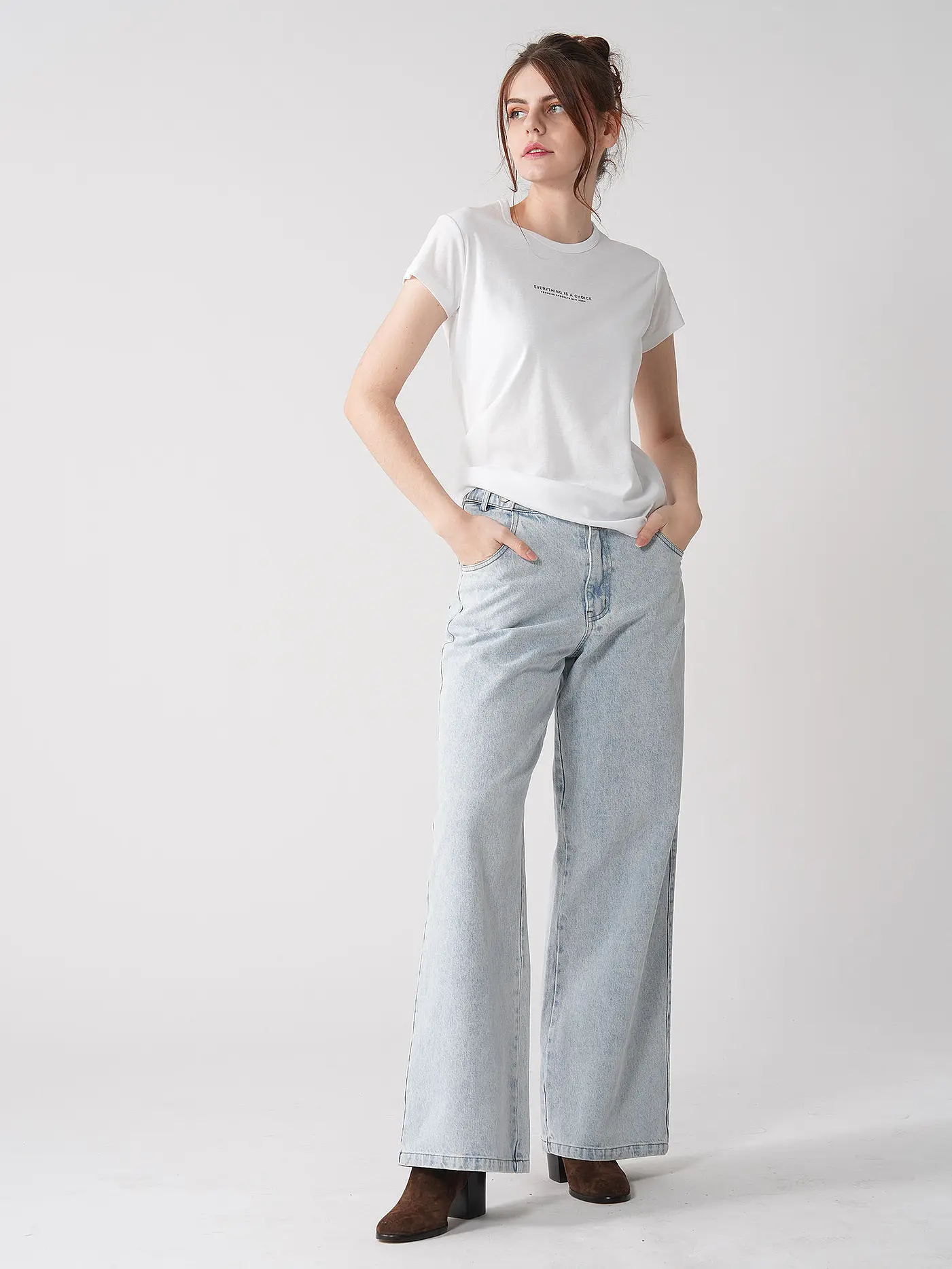 KARO KAUER | Jeans Wide Fit | hellblau