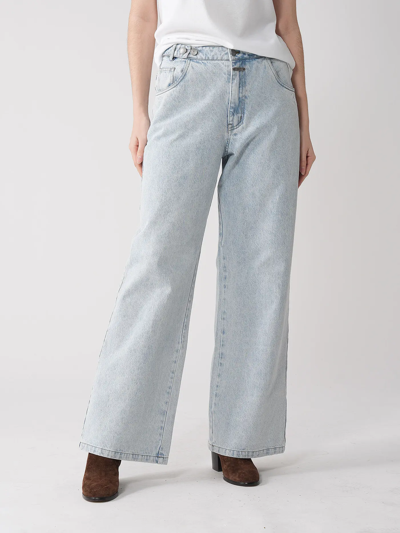 KARO KAUER | Jeans Wide Fit | hellblau