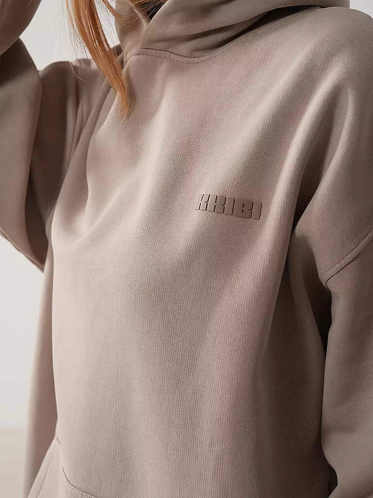 KARO KAUER | Kapuzensweater - Hoodie  | hellbraun