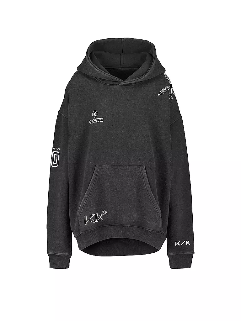 KARO KAUER | Kapuzensweater - Hoodie | schwarz