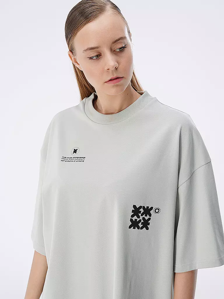 KARO KAUER | T-Shirt Oversized Fit | hellblau