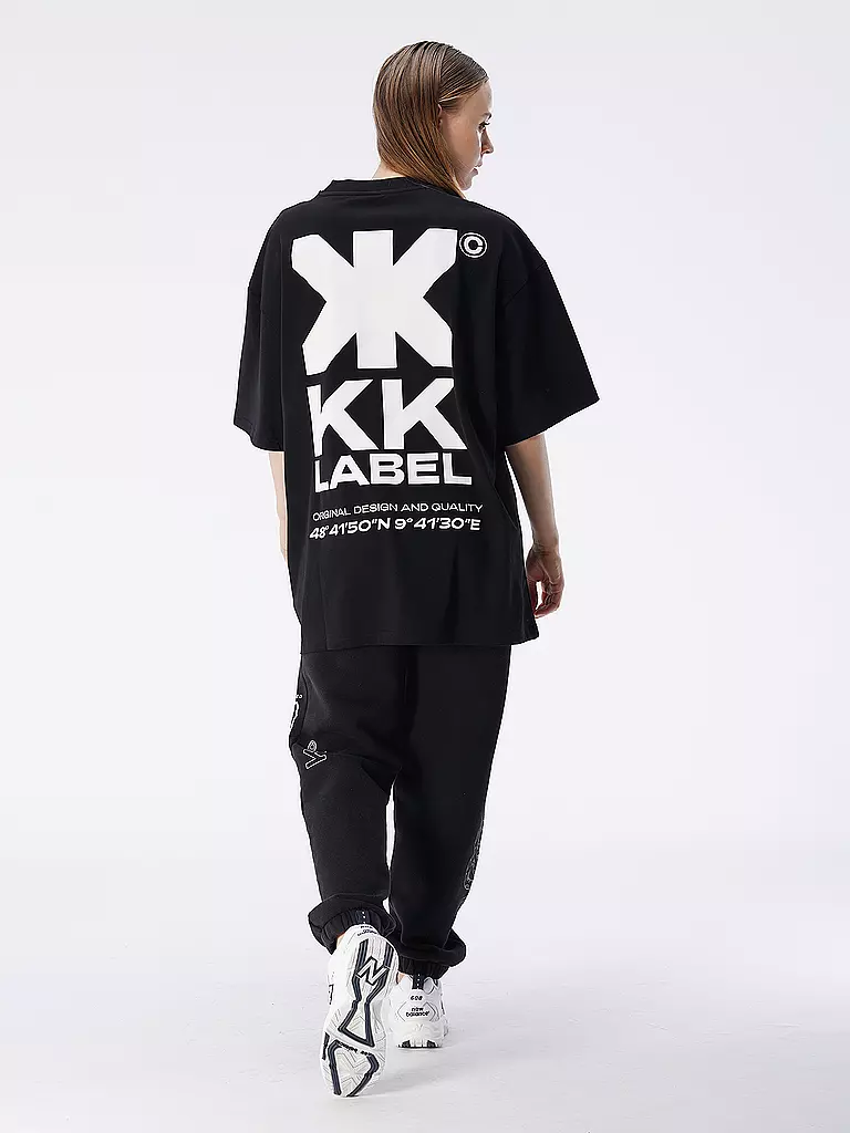 KARO KAUER | T-Shirt Oversized Fit | schwarz