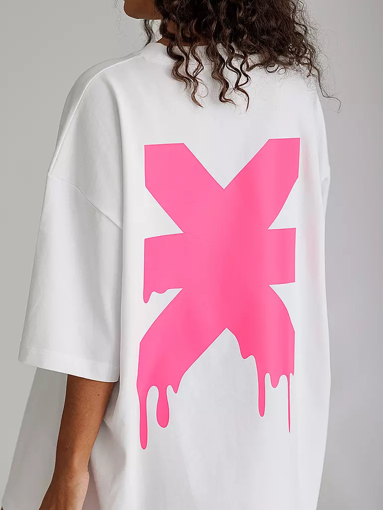 KARO KAUER | T-Shirt Oversized Fit | weiss