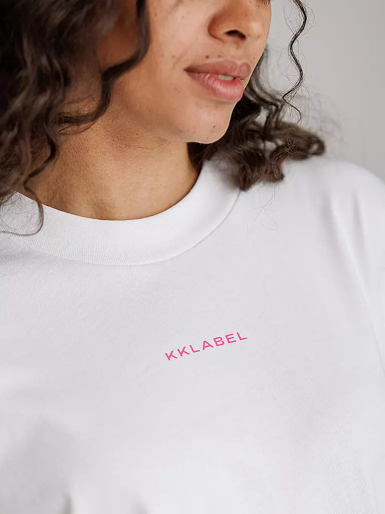 KARO KAUER | T-Shirt Oversized Fit | weiss