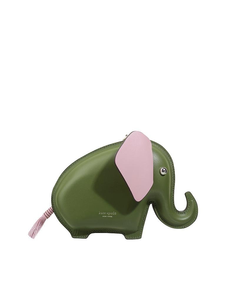 KATE SPADE | Ledertasche - Minibag "Tiny Elephant" | grün