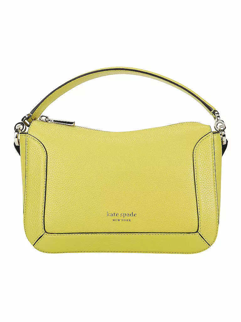 KATE SPADE | Ledertasche - Umhängetasche CRUSH PEBBLED Medium  | gelb