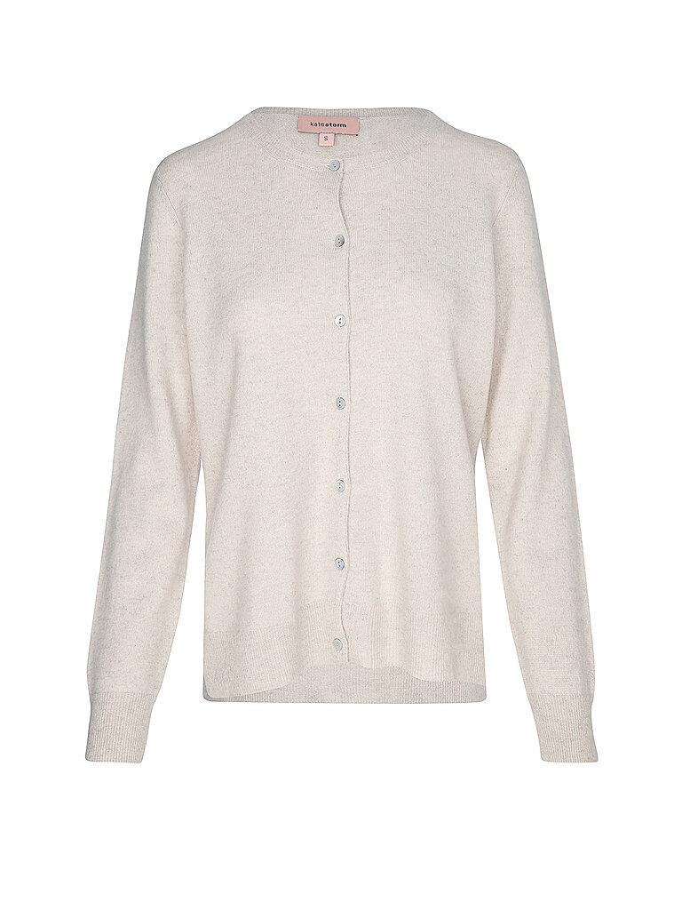 Kaschmircardigan beige L damen