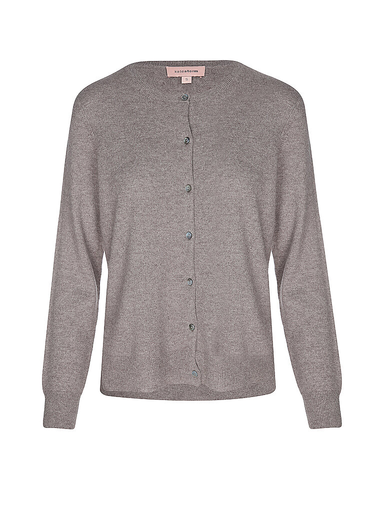 Kaschmircardigan braun L damen