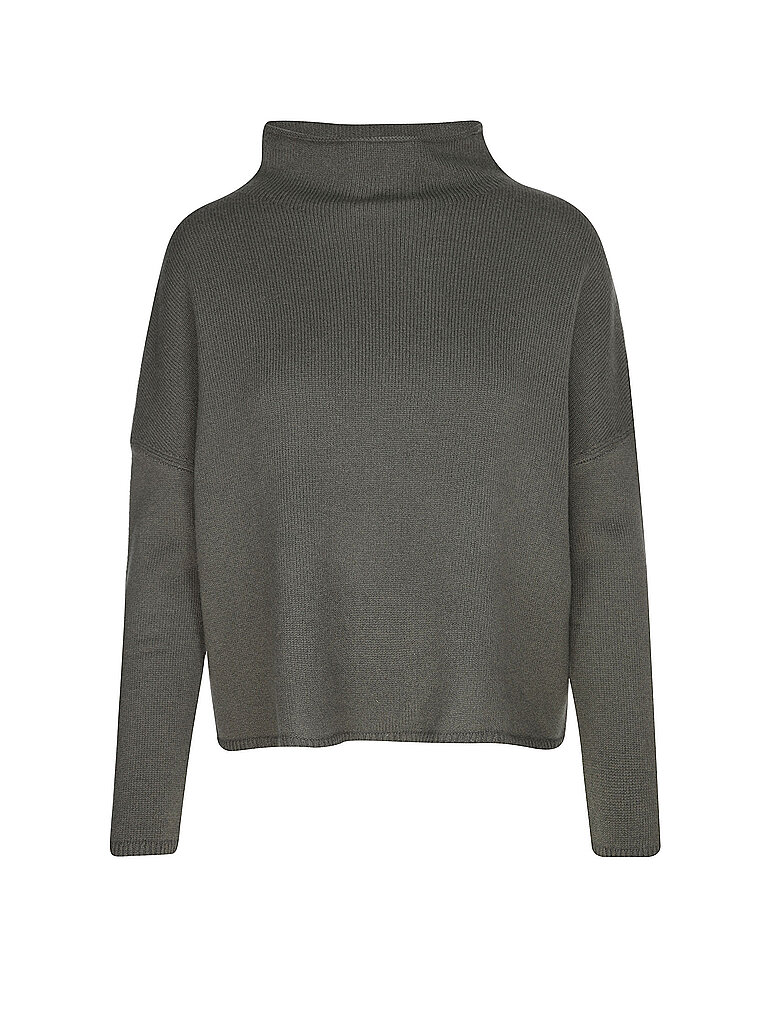 Kaschmirpullover olive L damen