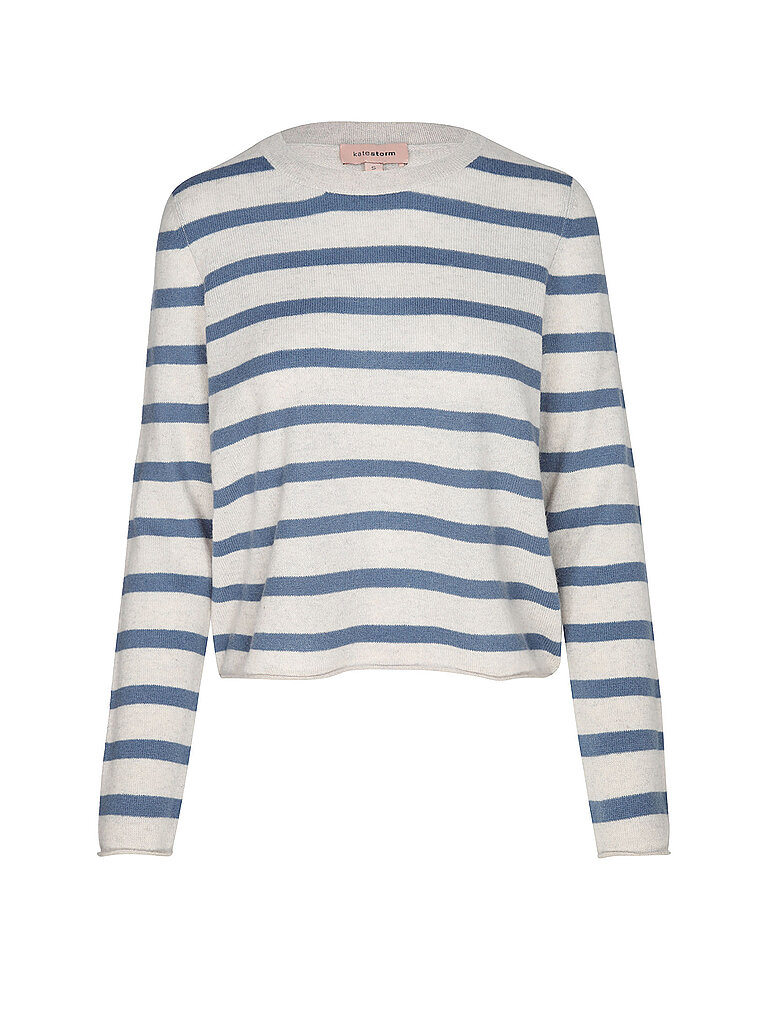 Kaschmirpullover blau S damen
