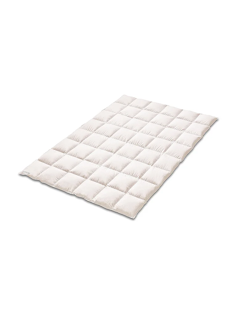 KAUFFMANN Couette en duvet COMFORT 140x200cm 480g medium Blanc blanc