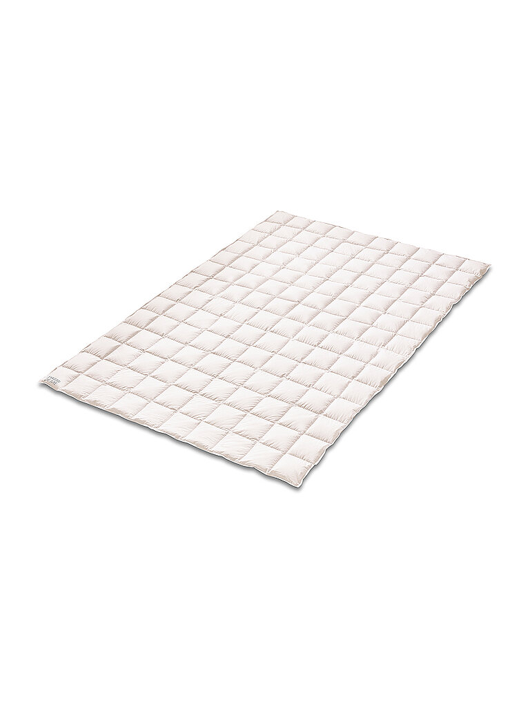KAUFFMANN Daunendecke 140x200cm EXKLUSIV DE LUXE Leicht Weiss weiss