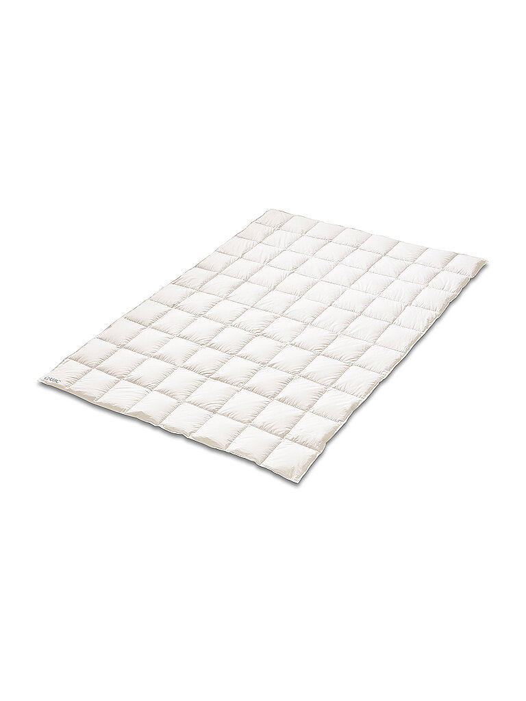 KAUFFMANN Daunendecke 140x220cm CLASSIC Leicht Weiss  weiss