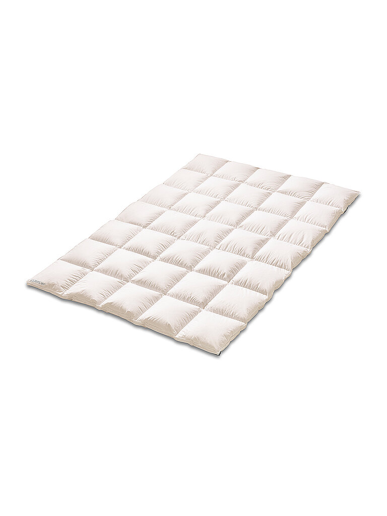 KAUFFMANN Daunendecke 140x220cm COMFORT Warm Weiss weiss