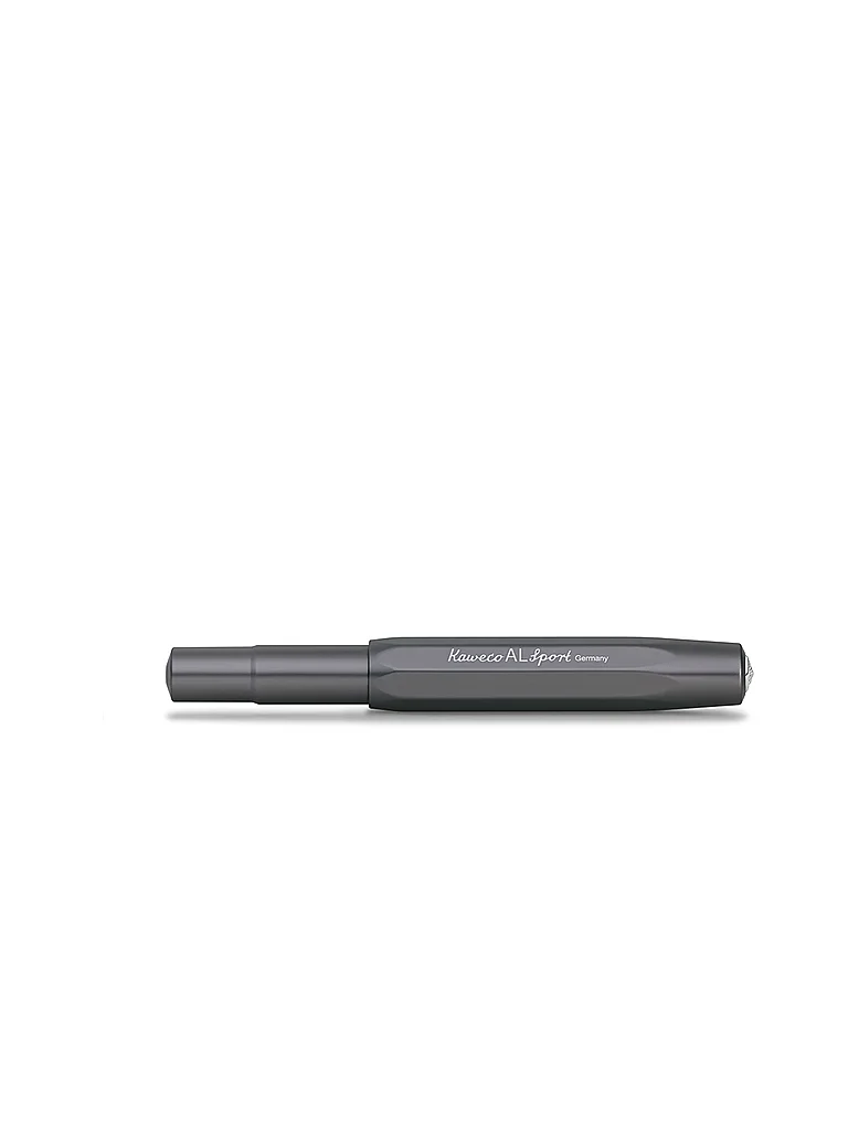 KAWECO Stylo plume Al Sport 0,9 mm Raw Medium argent