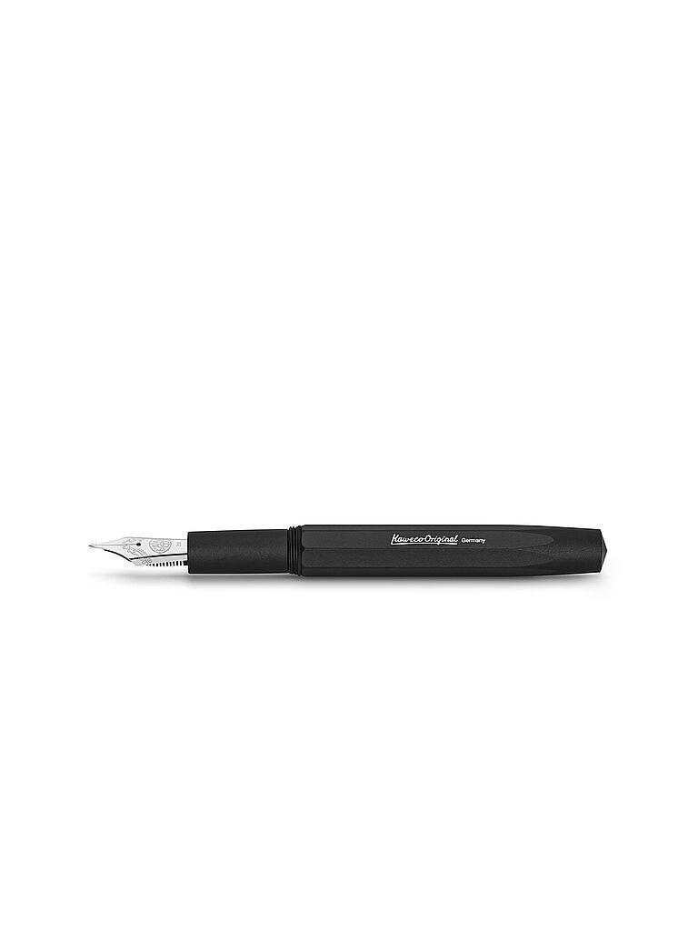 KAWECO Füllhalter Original 250 Black Chrom Medium silber