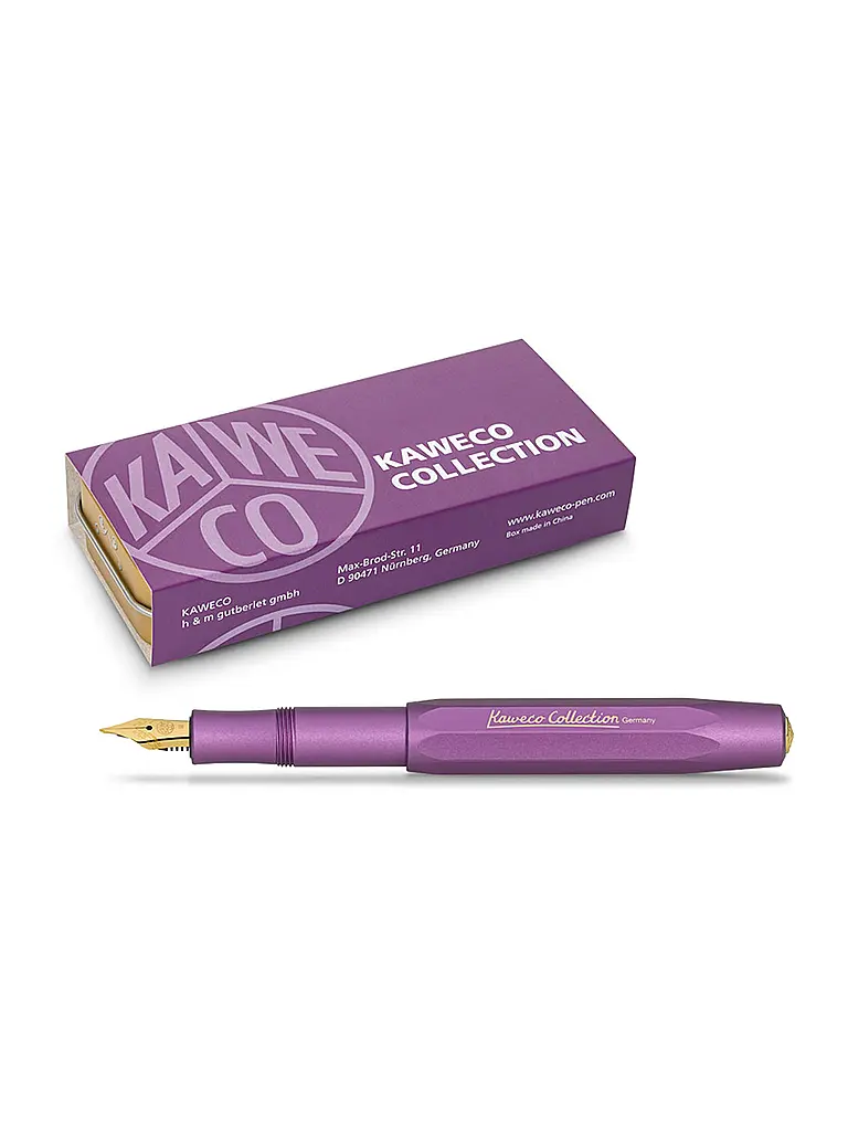 KAWECO | Füllhalter Collection Vibrant Violet Extra Breit | 