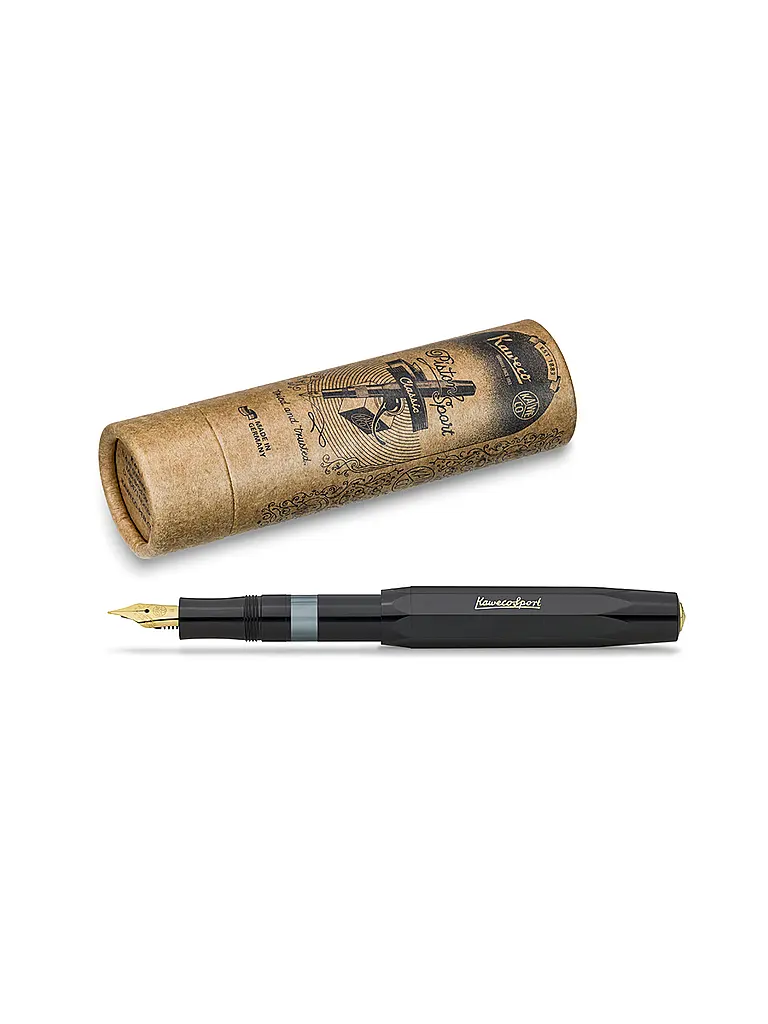 KAWECO | Füllhalter PISTON SPORT CLASSIC Black Gold | 