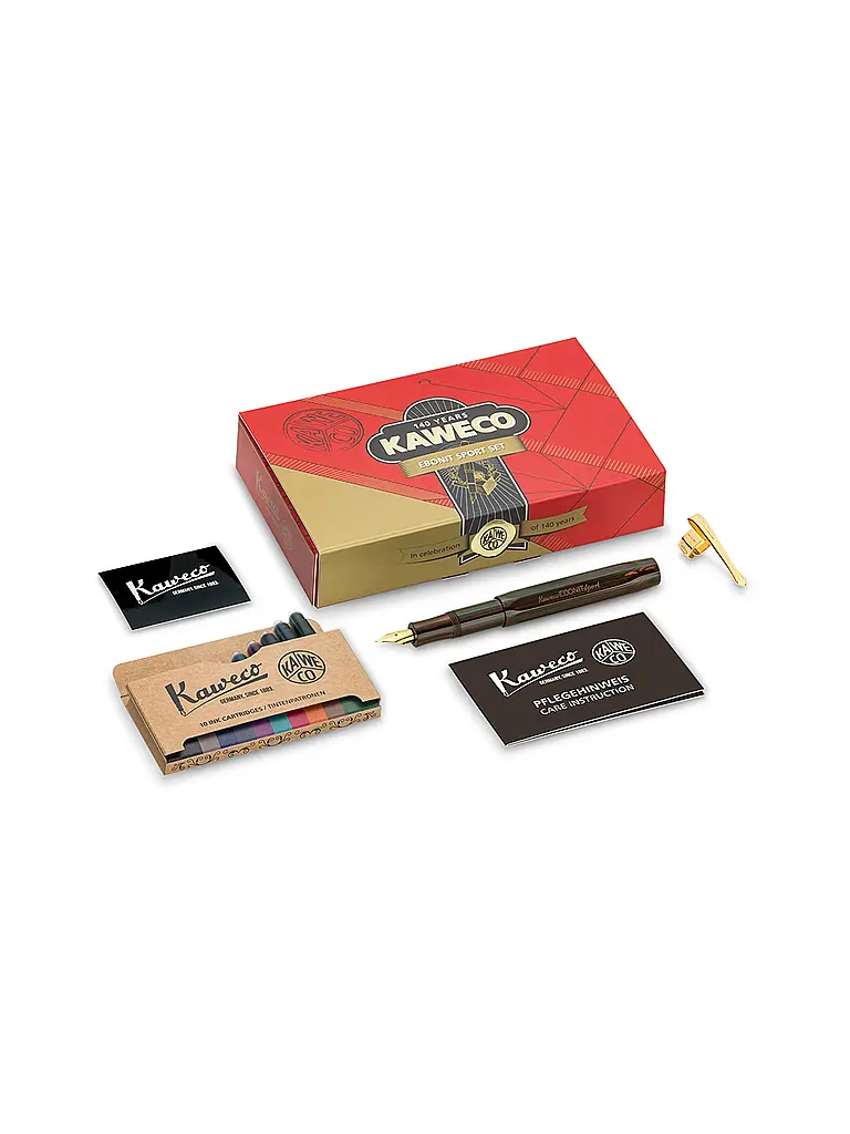 KAWECO | Füllhalter Set EBONIT Set Fein | 
