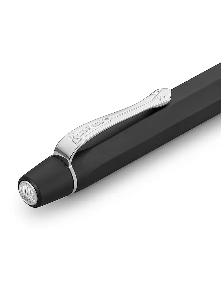 KAWECO | Kugelschreiber Black Chrome | Silber