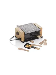 KELA | Raclette Hot Stone BEDRETTO für 4 Personen Granit / Holz | grau