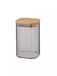 KELA | Vorratsdose 1,1l  NEA Glas/Buche | grau