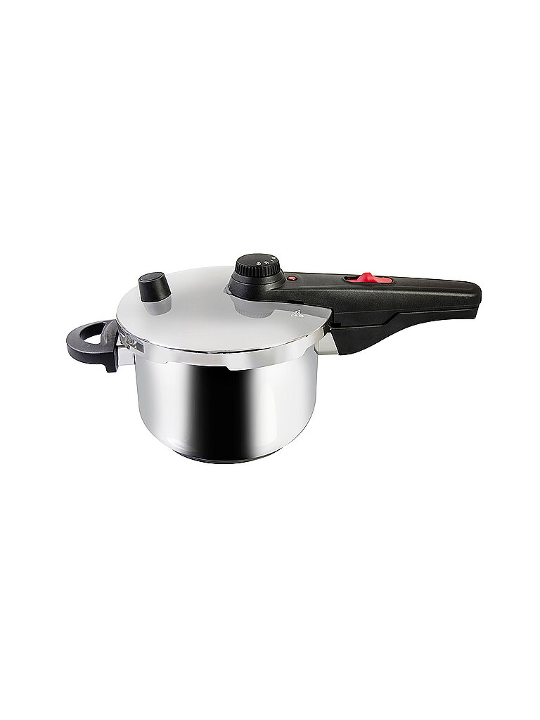 KELOMAT Schnellkochtopf Alfa 18cm/3L Edelstahl silber