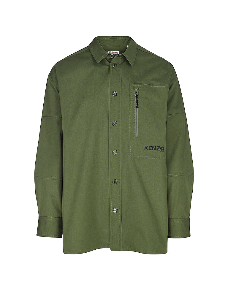 Kenzo Overshirt olive M herren