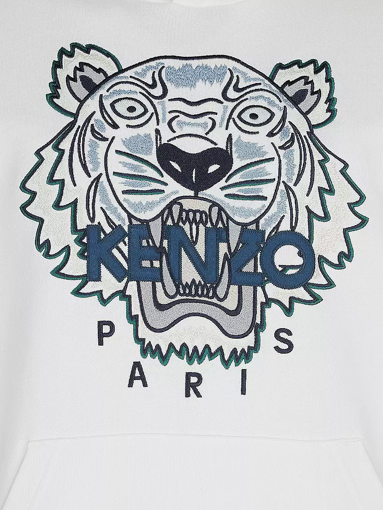 KENZO | Kapuzensweater - Hoodie TIGER ICONIC | weiss