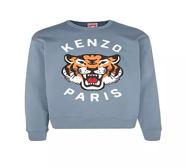 KENZO Sweater LUCKY TIGER blau