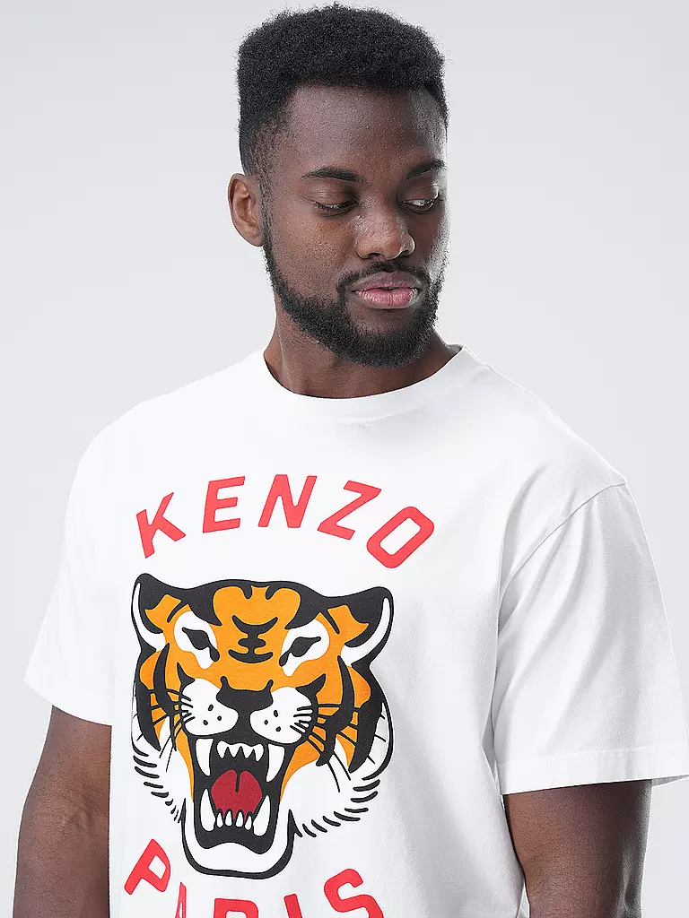 KENZO | T-Shirt LUCKY TIGER  | weiss