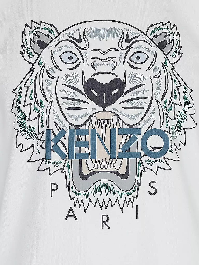 KENZO | T-Shirt TIGER ICONIC | weiss