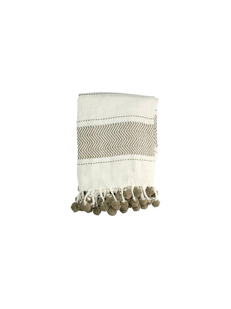 KERSTEN | Plaid - Tagesdecke "Cotton" 130x170cm (Grey) | grau