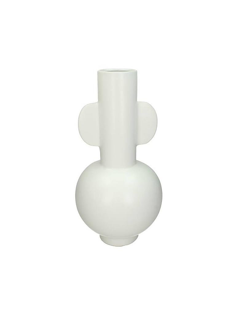 KERSTEN | Vase "Faces Fine Earthenware" 42,2cm | weiß