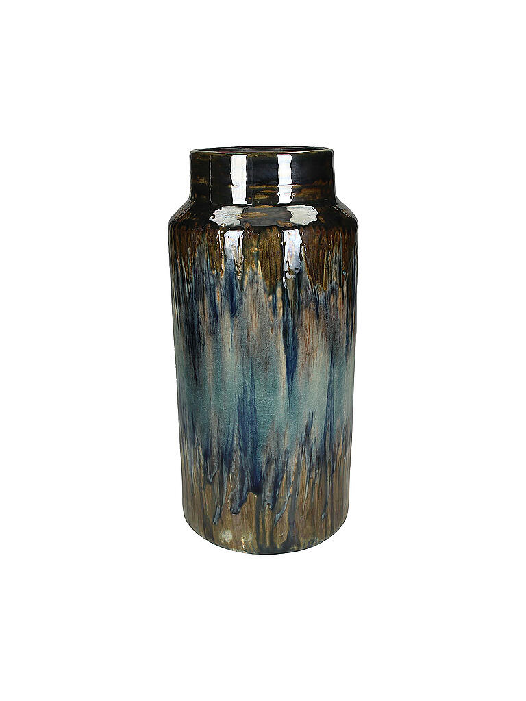 KERSTEN | Vase Earthware 30,5cm | blau
