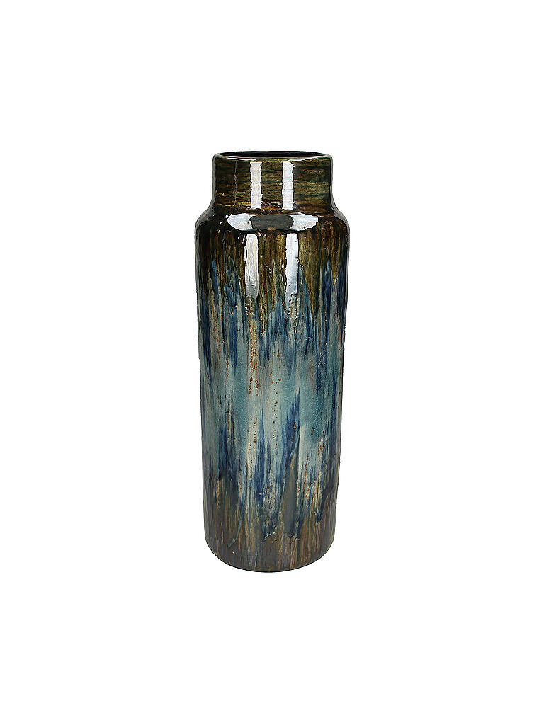 KERSTEN | Vase Earthware 39cm | blau