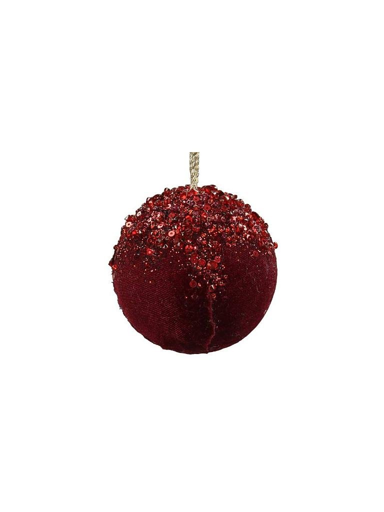 KERSTEN | Weihnachts-Kugel Ball Foam 8cm | rot