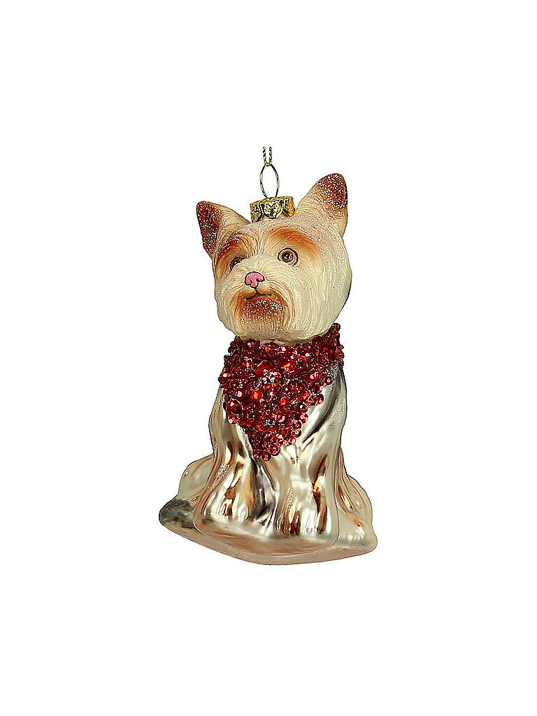 KERSTEN | Weihnachtsschmuck  Hund 11,4cm | gold