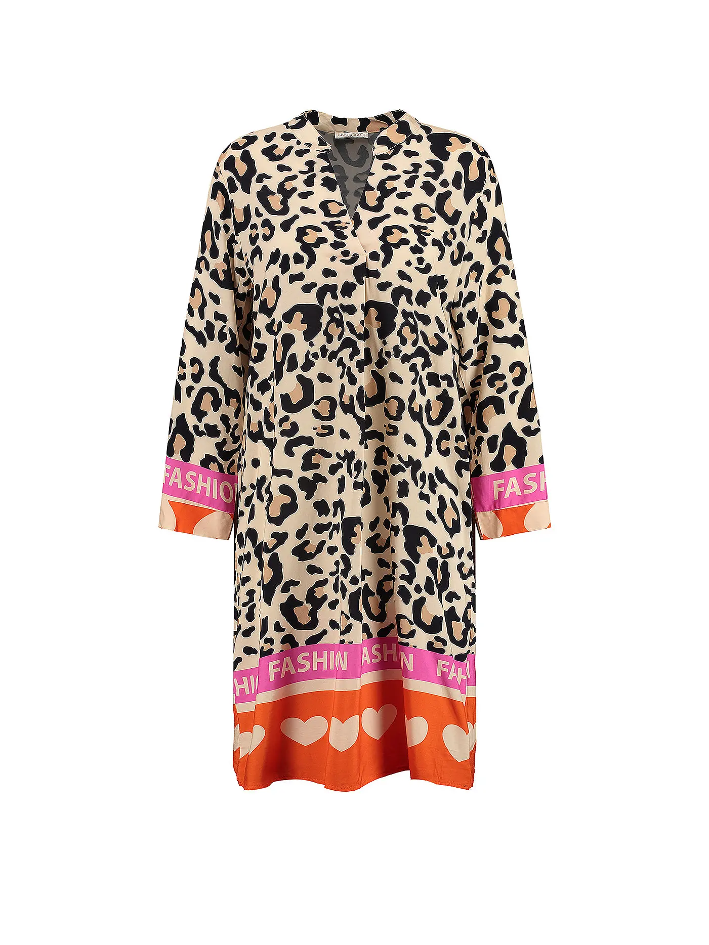 KEY LARGO | Midikleid SAVANNA | beige