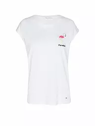 KEY LARGO | T-Shirt FLAMINGO | weiss