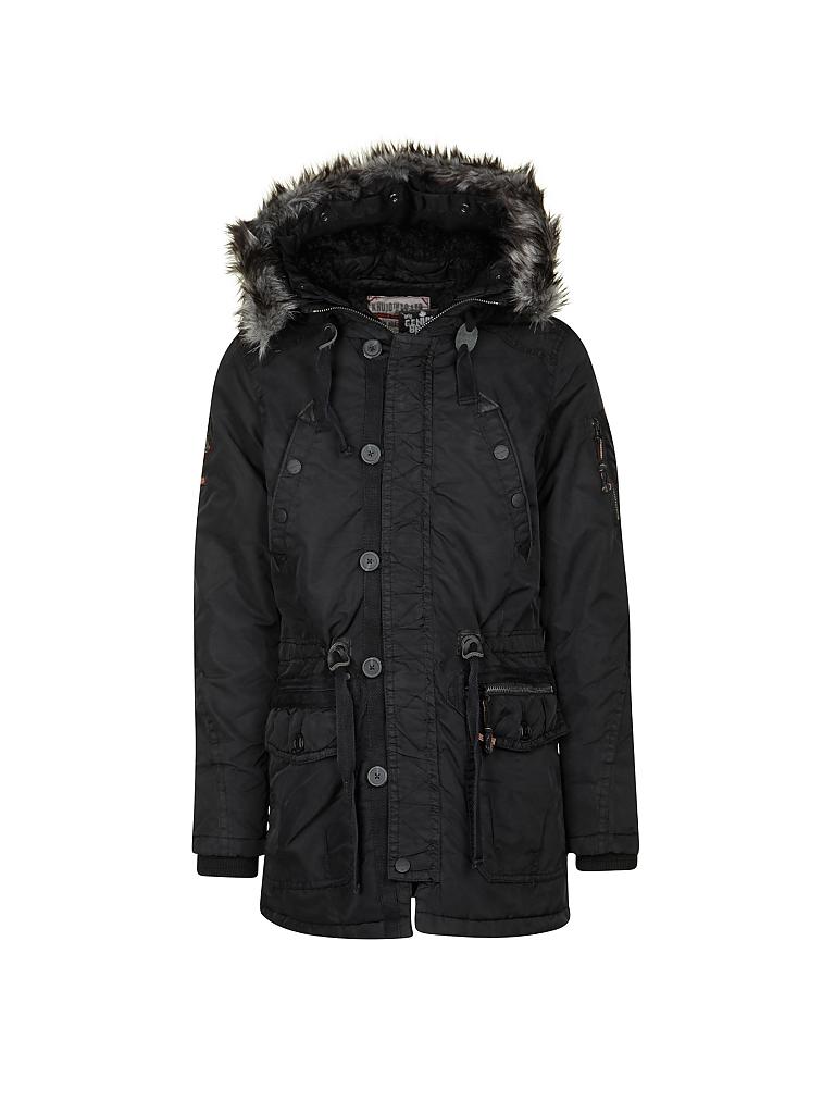 KHUJO | Parka "Patrick" | schwarz